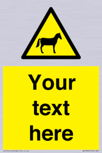 WV7826: Custom warning horses
