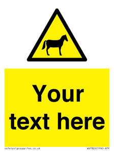 WV7826: Custom warning horses
