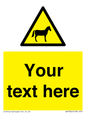 WV7826: Custom warning horses