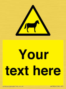 WV7826: Custom warning horses