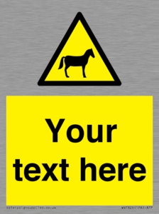 WV7826: Custom warning horses