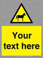 WV7826: Custom warning horses
