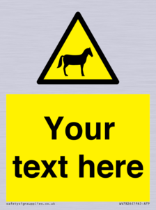 WV7826: Custom warning horses