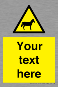 WV7826: Custom warning horses