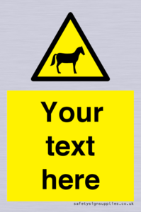 WV7826: Custom warning horses