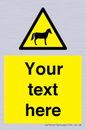 WV7826: Custom warning horses