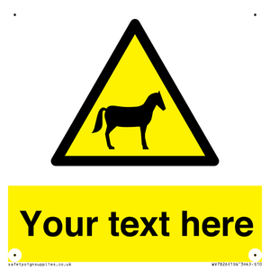 WV7826: Custom warning horses