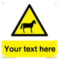 WV7826: Custom warning horses