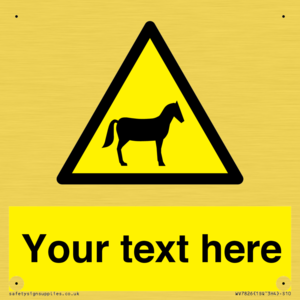 WV7826: Custom warning horses