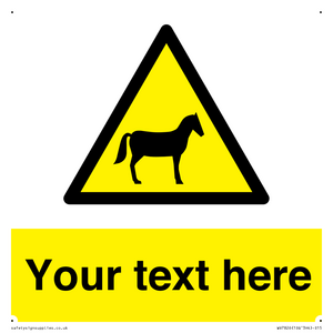WV7826: Custom warning horses