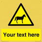 WV7826: Custom warning horses