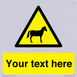 WV7826: Custom warning horses