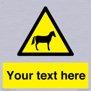 WV7826: Custom warning horses