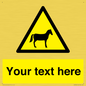 WV7826: Custom warning horses