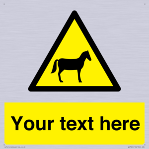 WV7826: Custom warning horses