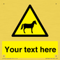 WV7826: Custom warning horses