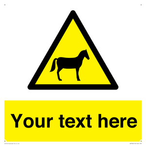 WV7826: Custom warning horses