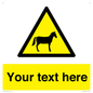 WV7826: Custom warning horses