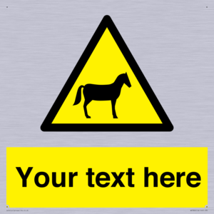WV7826: Custom warning horses