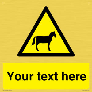 WV7826: Custom warning horses