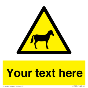 WV7826: Custom warning horses
