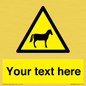WV7826: Custom warning horses