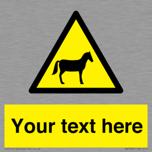 WV7826: Custom warning horses