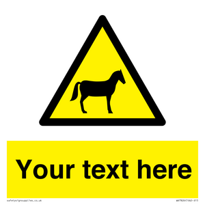 WV7826: Custom warning horses