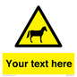 WV7826: Custom warning horses