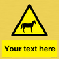 WV7826: Custom warning horses