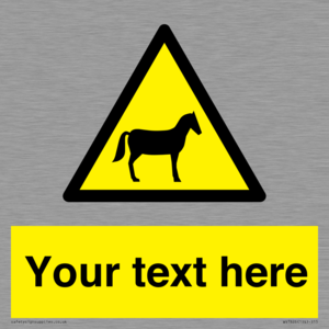 WV7826: Custom warning horses