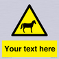 WV7826: Custom warning horses