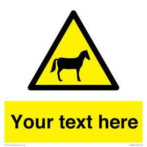 WV7826: Custom warning horses