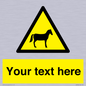 WV7826: Custom warning horses