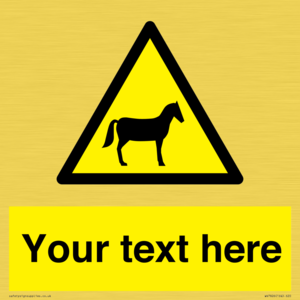 WV7826: Custom warning horses