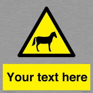 WV7826: Custom warning horses