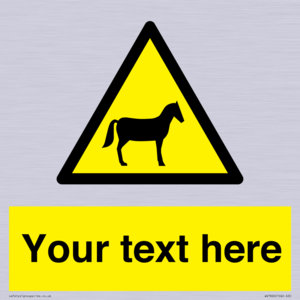 WV7826: Custom warning horses