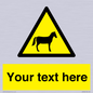 WV7826: Custom warning horses