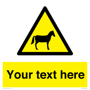 WV7826: Custom warning horses