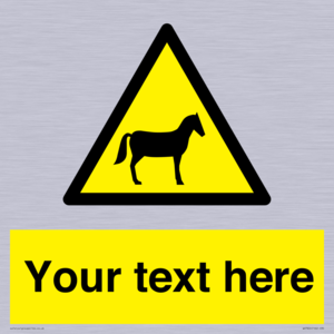 WV7826: Custom warning horses