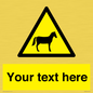 WV7826: Custom warning horses