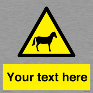 WV7826: Custom warning horses
