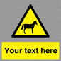 WV7826: Custom warning horses