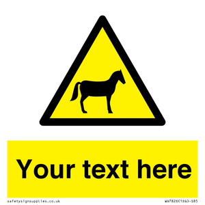 WV7826: Custom warning horses