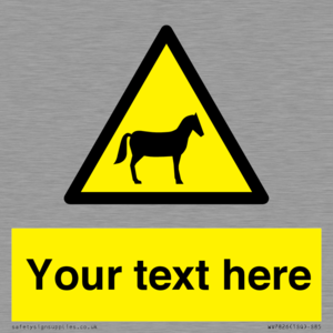 WV7826: Custom warning horses