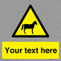 WV7826: Custom warning horses