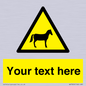 WV7826: Custom warning horses