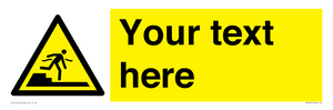 WV7827: Custom warning Submerged step or steps