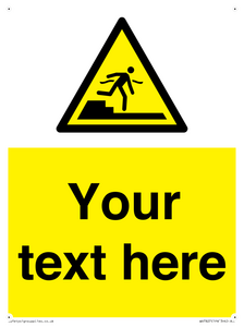 WV7827: Custom warning Submerged step or steps