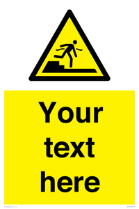 WV7827: Custom warning Submerged step or steps
